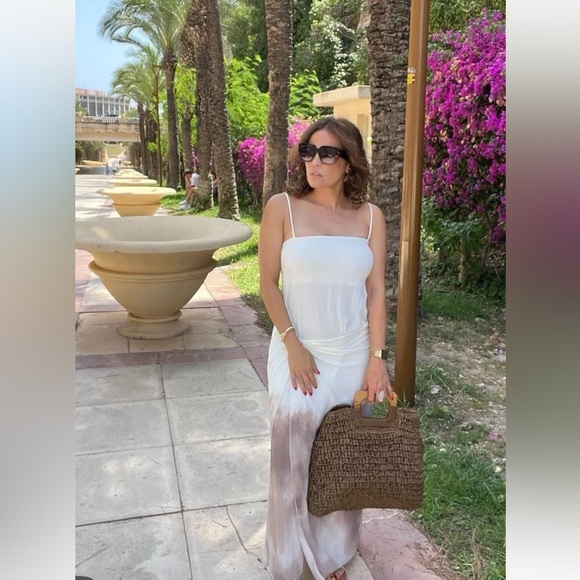 Zara draped Ombre dress Size Small NWT - Picture 3 of 13